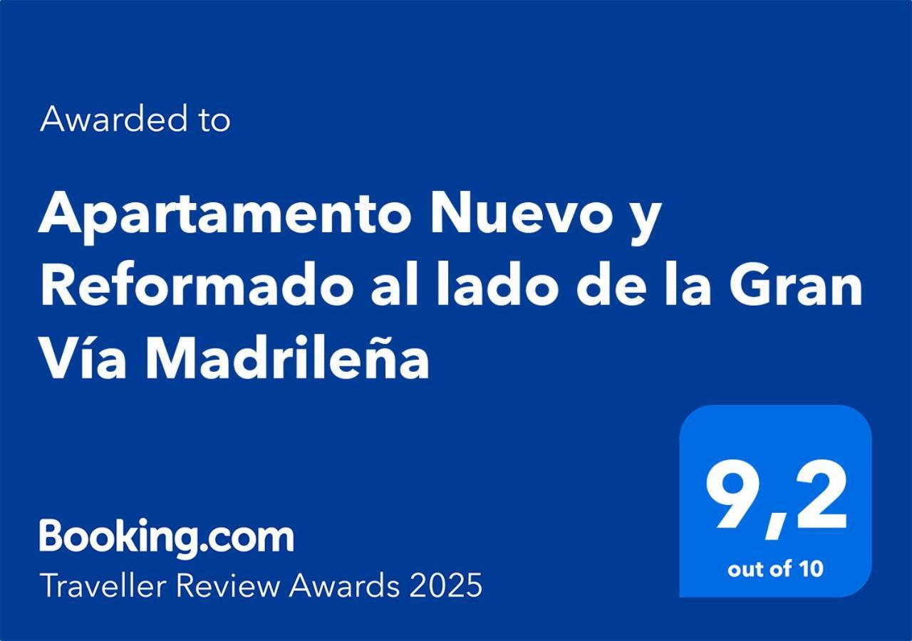 Apartamento Nuevo Y Reformado Al Lado De La Gran Via Madrilena Exterior foto